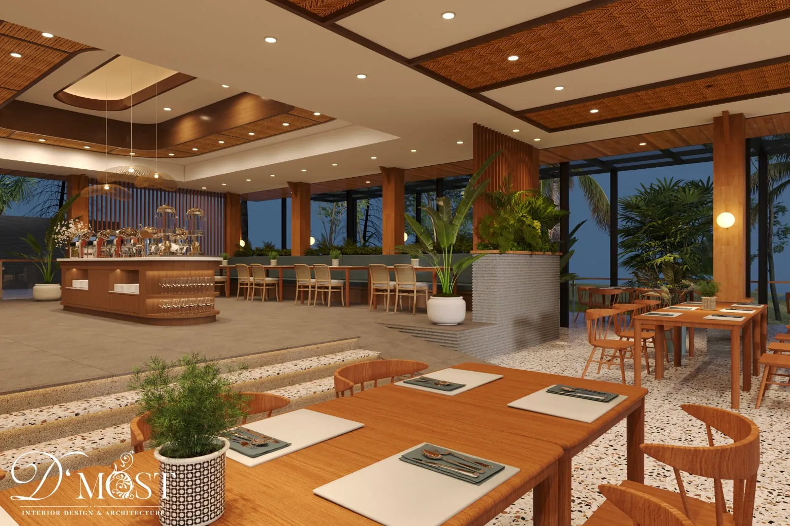 D'Most Restaurant NCK interior concept